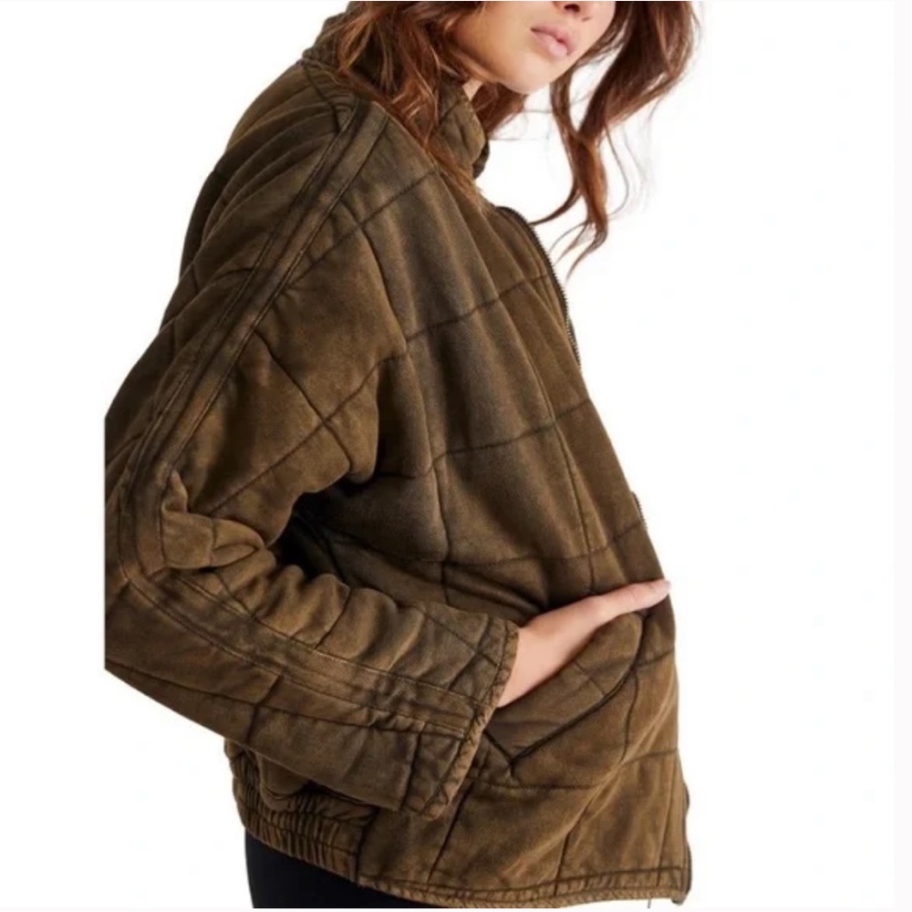 Free People Quilted Jacket